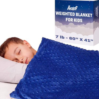 7 Lbs Weighted Blanket for Kids with Removable Cover - 41" x 60"