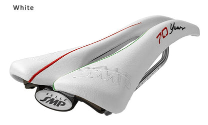 Selle SMP Stratos Saddle with Steel Rails (70th Anniversary White)