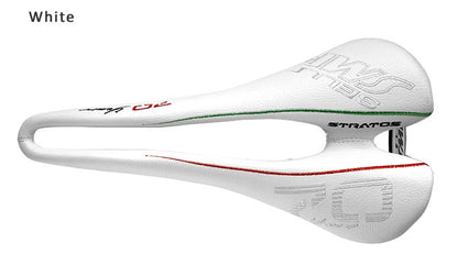 Selle SMP Stratos Saddle with Steel Rails (70th Anniversary White)