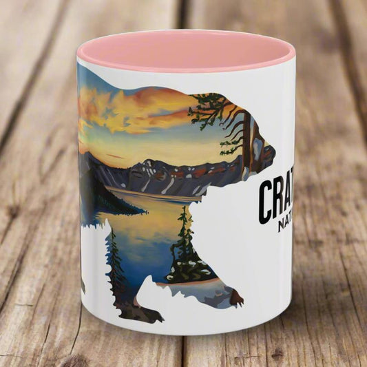 Crater Lake Accent Coffee Mug 11oz 15oz National Park Oregon
