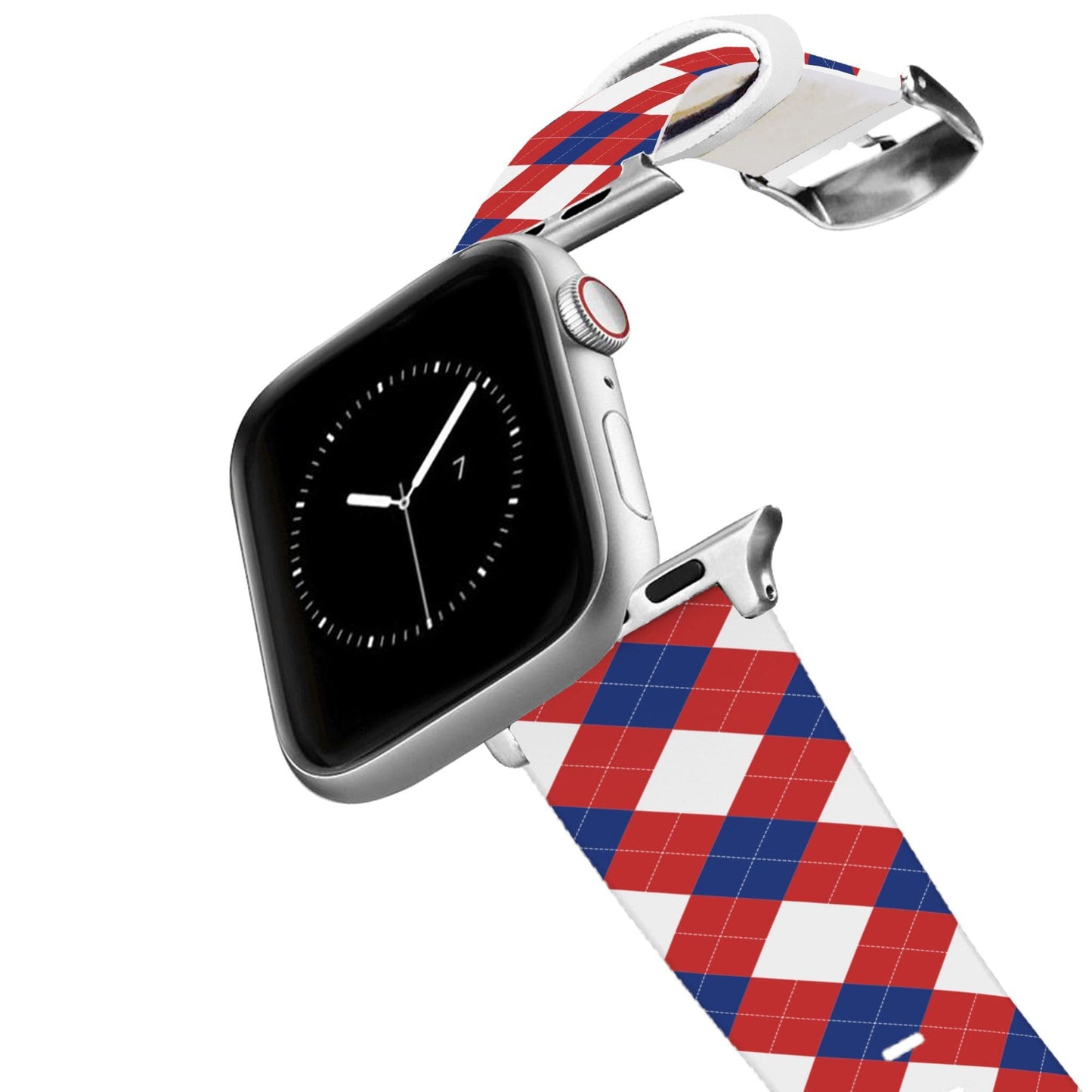 Chicago Baseball Argyle Team Spirit Apple Watch Band