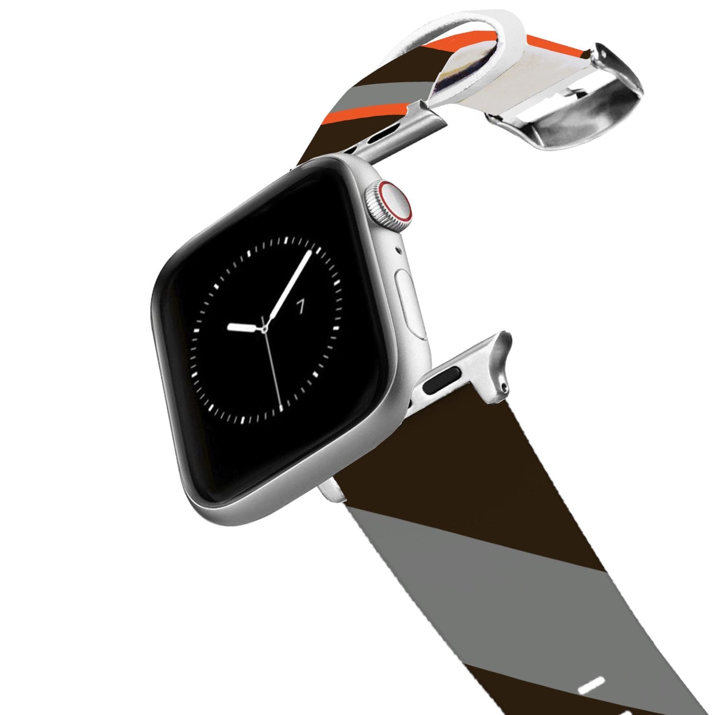 Cleveland Football Color Block Team Spirit Apple Watch Band