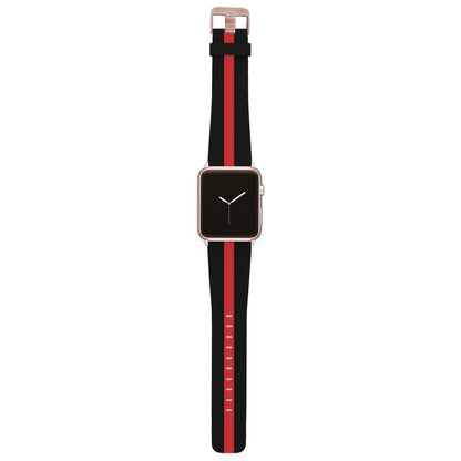 Red Line Firefighter Apple Watch Band