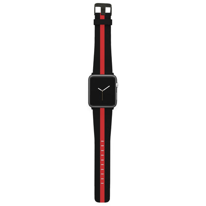 Red Line Firefighter Apple Watch Band