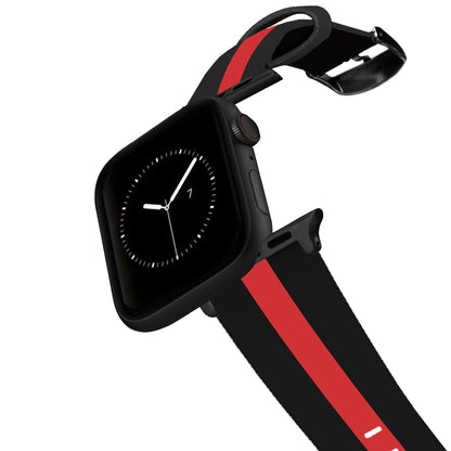 Red Line Firefighter Apple Watch Band