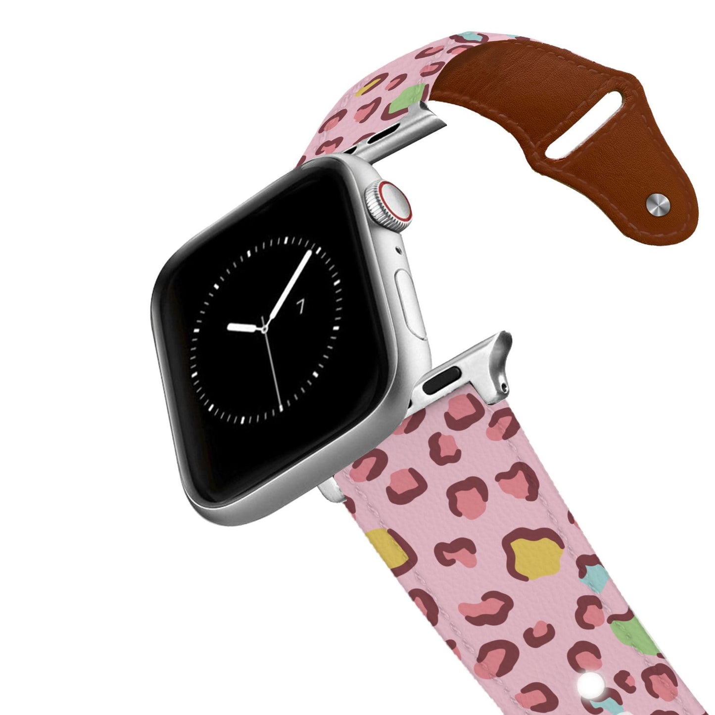 Pink Panther Leather Apple Watch Band
