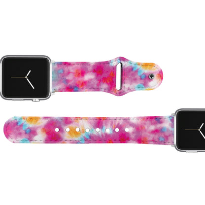 Summer Dye Leather Apple Watch Band