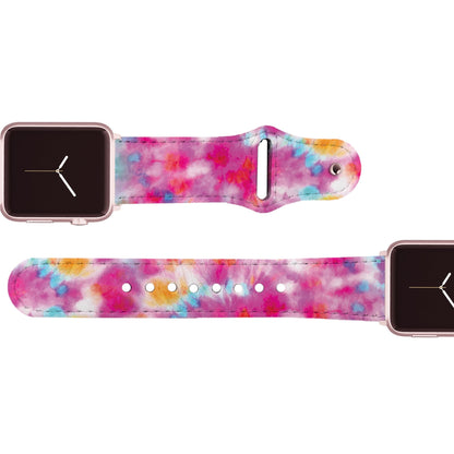 Summer Dye Leather Apple Watch Band