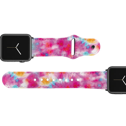 Summer Dye Leather Apple Watch Band