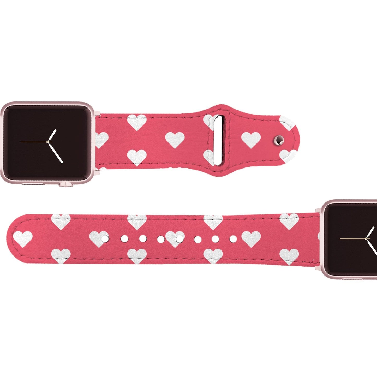 Sweet Hearts Leather Apple Watch Band