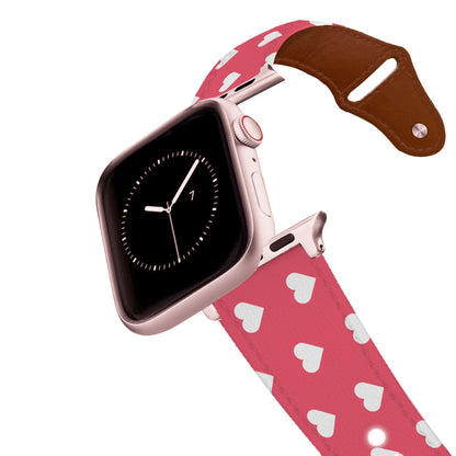 Sweet Hearts Leather Apple Watch Band