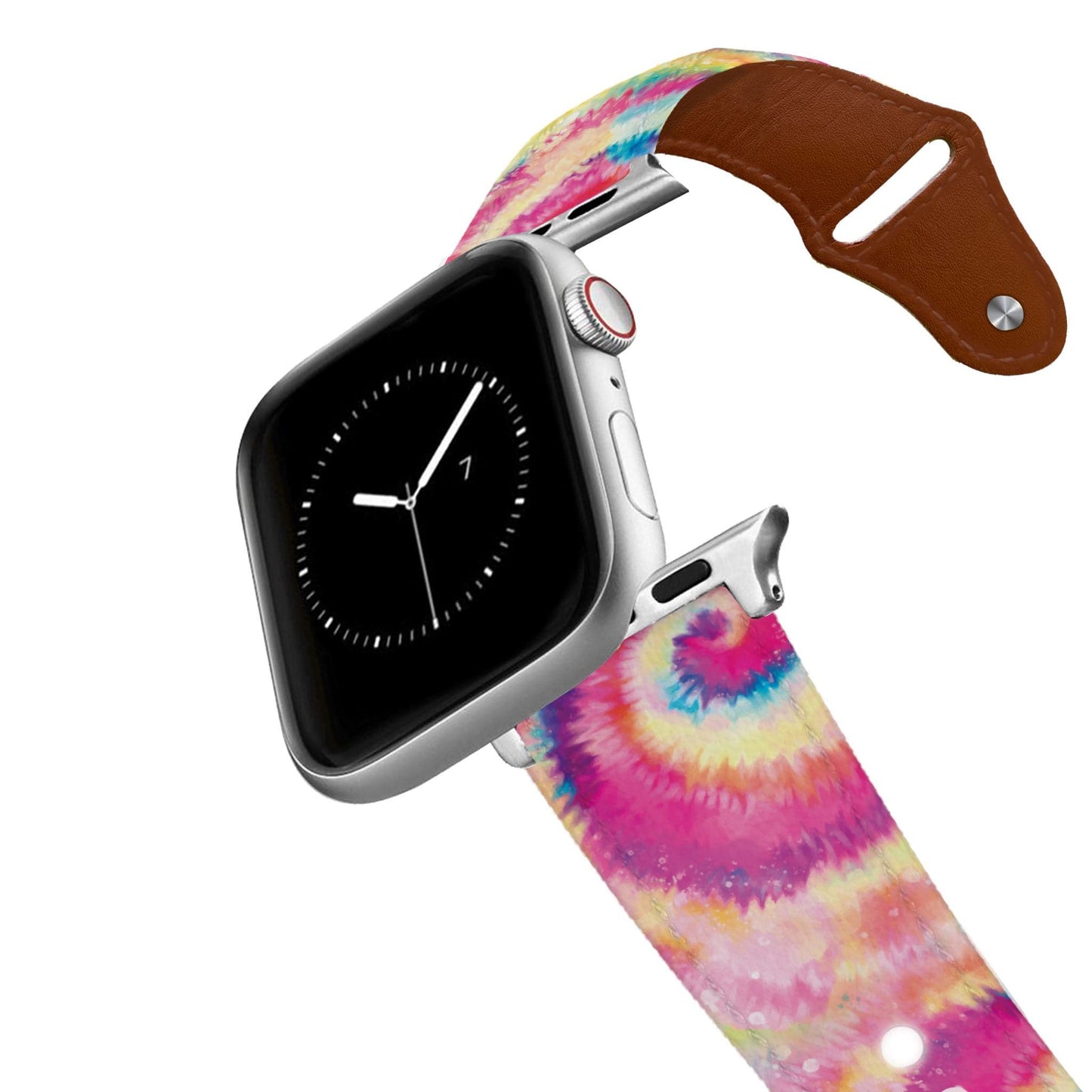 Candy Tie Dye Leather Apple Watch Band