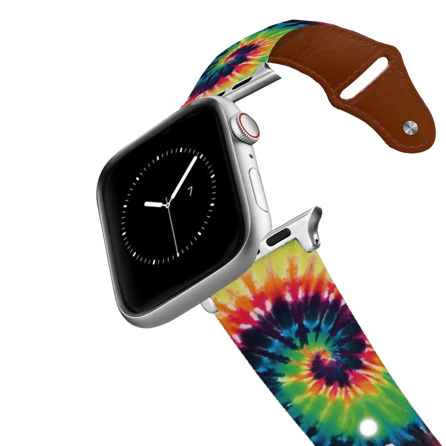 Sunset Tie Dye Leather Apple Watch Band