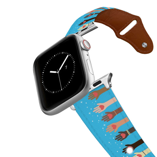 United We Stand Leather Apple Watch Band