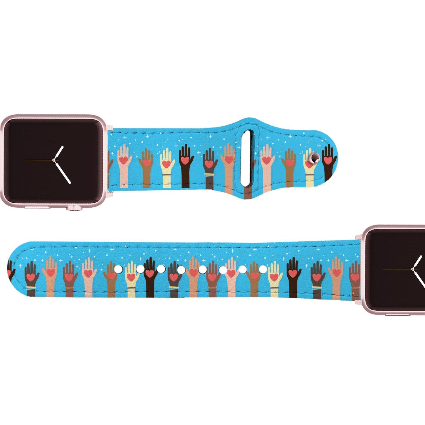 United We Stand Leather Apple Watch Band