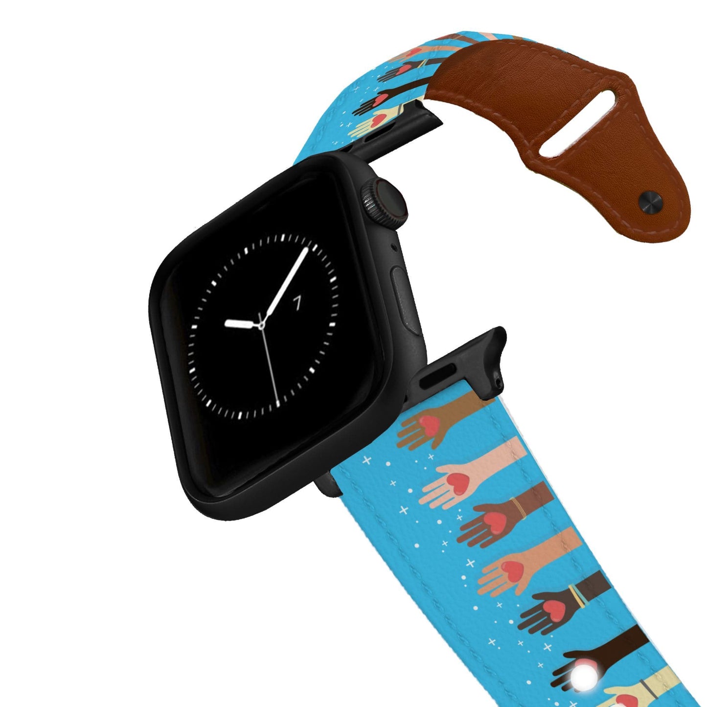 United We Stand Leather Apple Watch Band