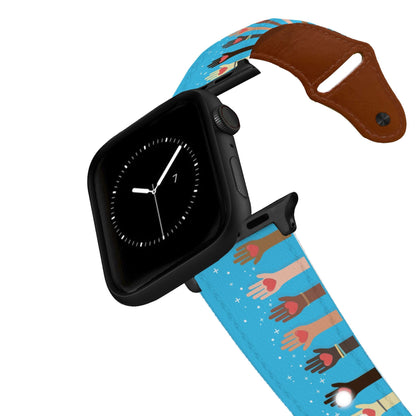 United We Stand Leather Apple Watch Band