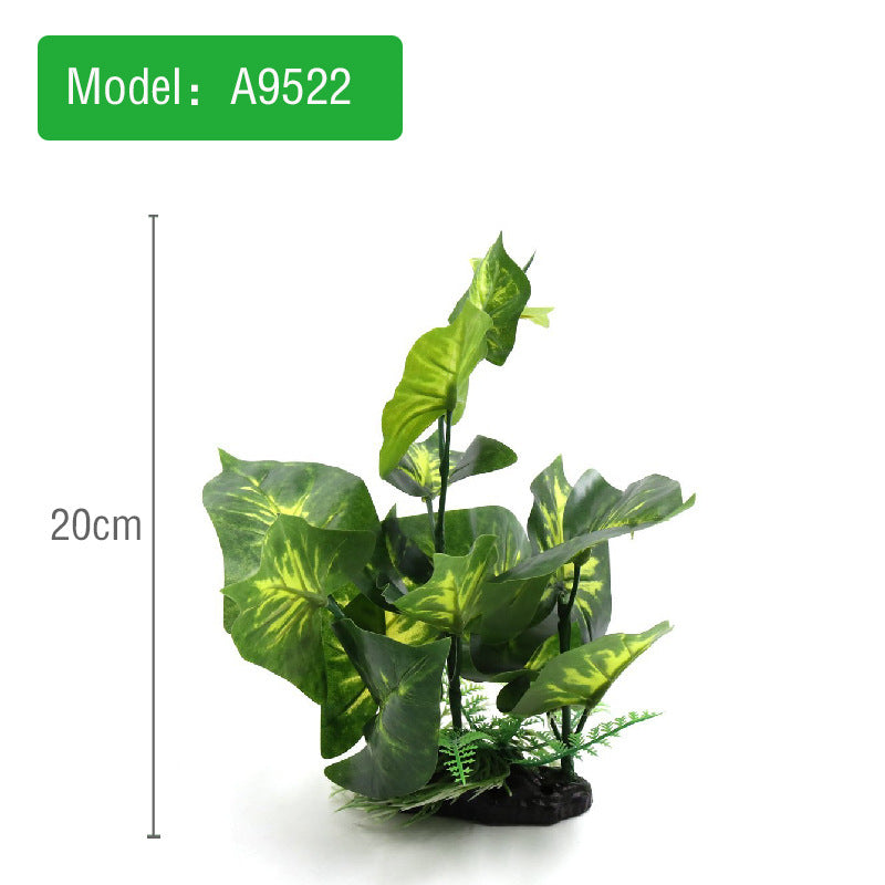Weighted Artificial Terrarium & Aquarium Plant Decor