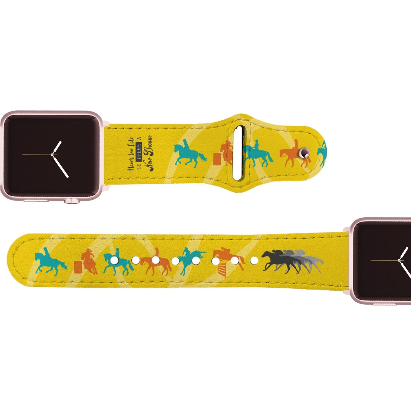 OTTB Dream a New Dream Leather Apple Watch Band