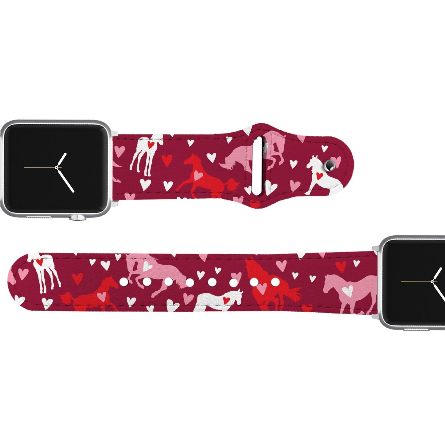 Pony Love Leather Apple Watch Band