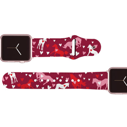 Pony Love Leather Apple Watch Band