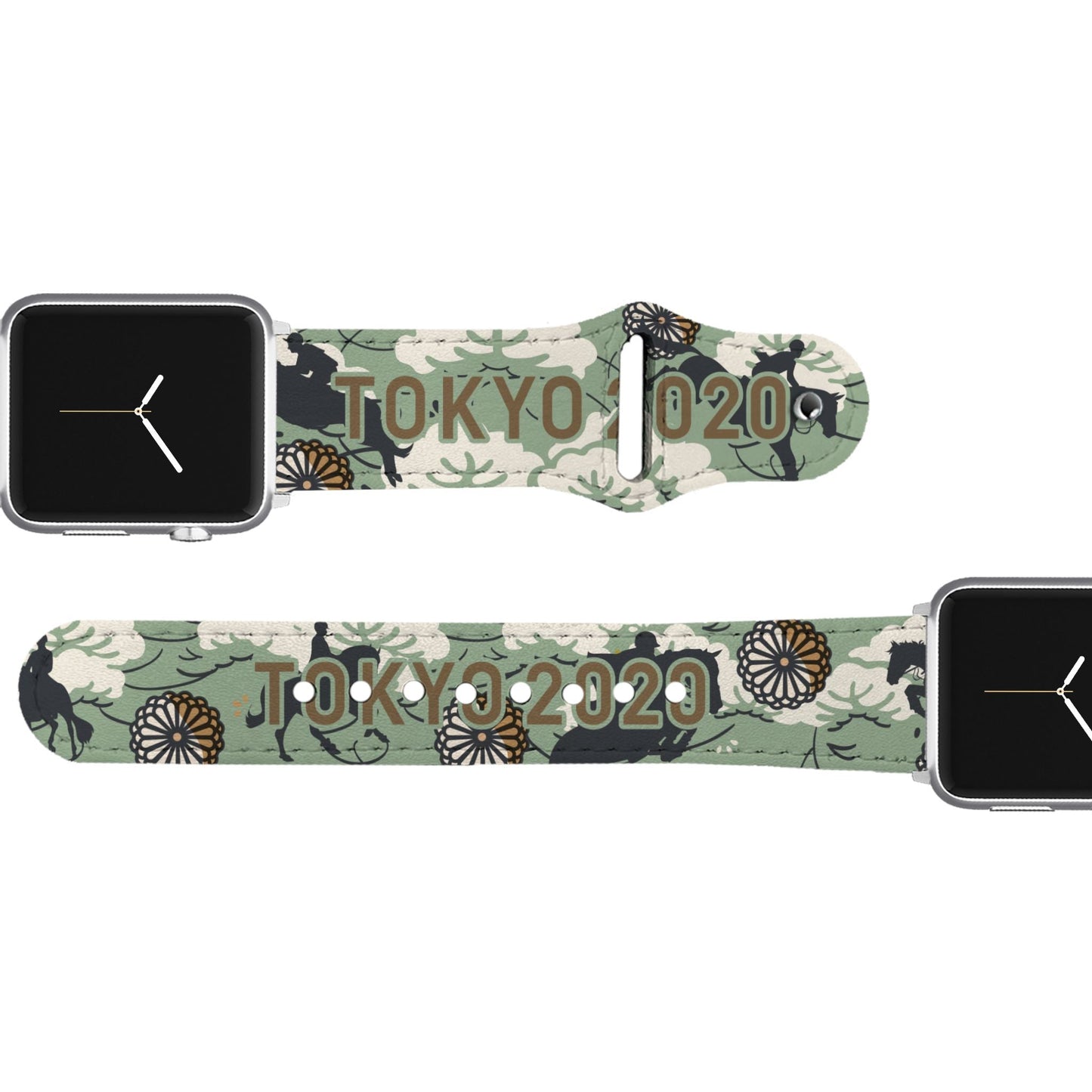 Tokyo Dreams Leather Apple Watch Band