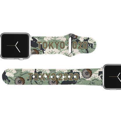 Tokyo Dreams Leather Apple Watch Band