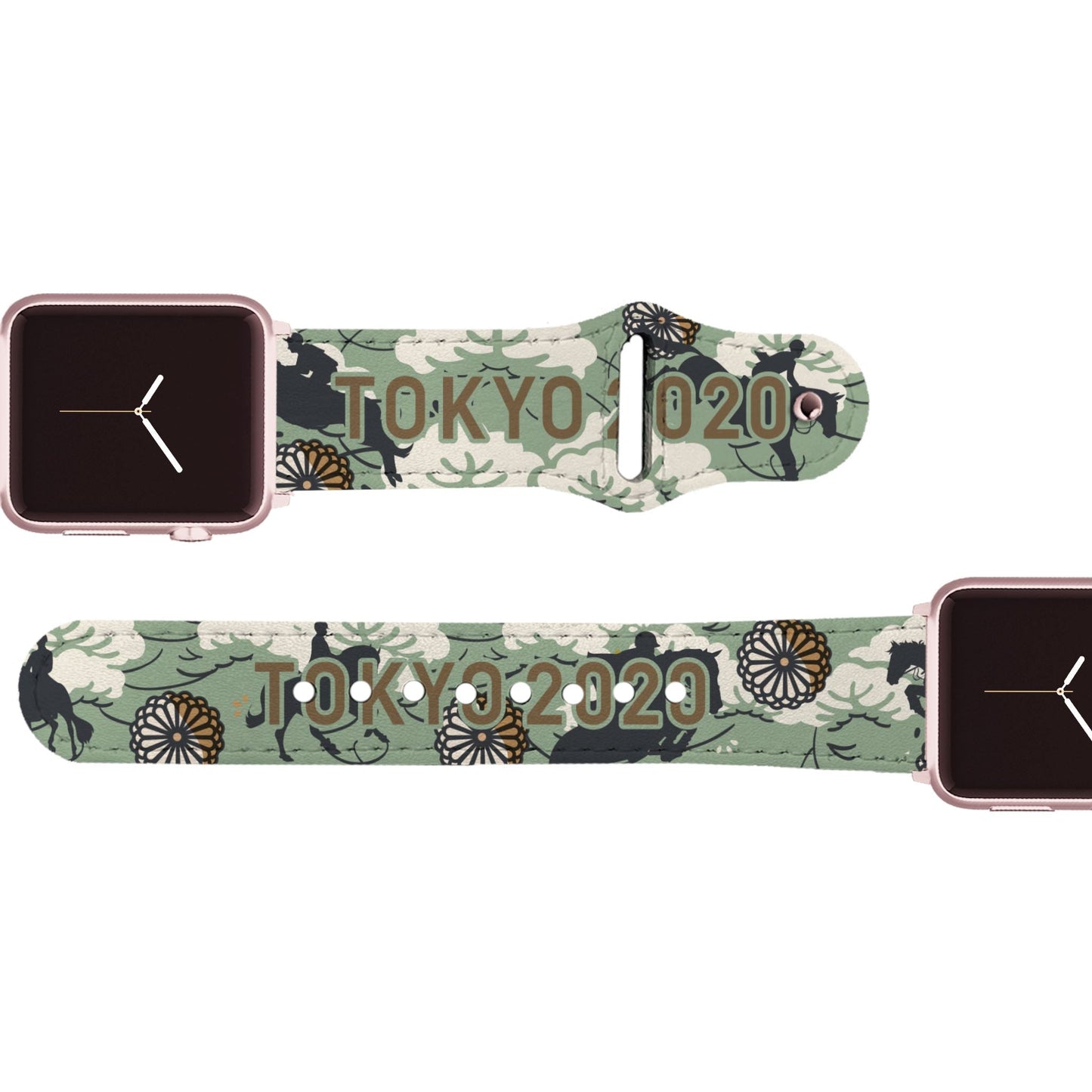 Tokyo Dreams Leather Apple Watch Band