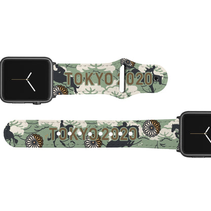 Tokyo Dreams Leather Apple Watch Band