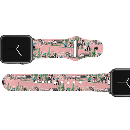 Vintage Cowboys Leather Apple Watch Band