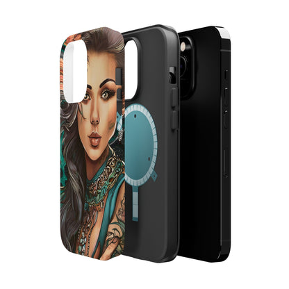 Vibrant Beauty Magnetic Tough Phone Case