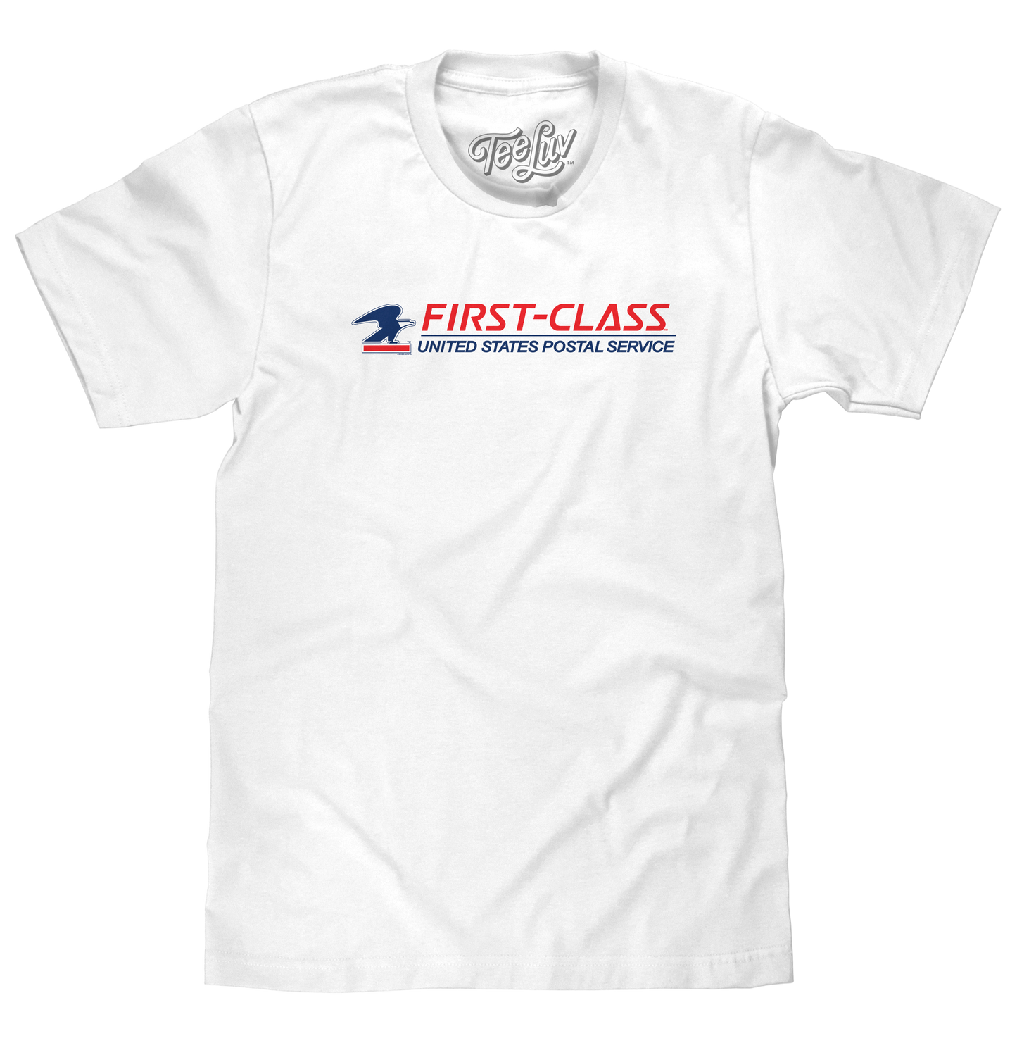 USPS First-Class Mail Logo T-Shirt - White