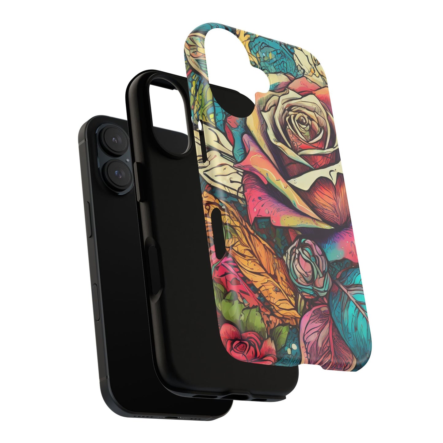 Colorful Roses Tough Phone Case