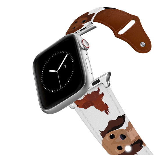 Dachshund Leather Apple Watch Band