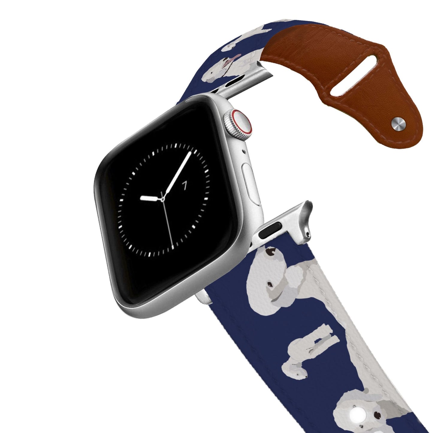 Bedlington Terrier Leather Apple Watch Band