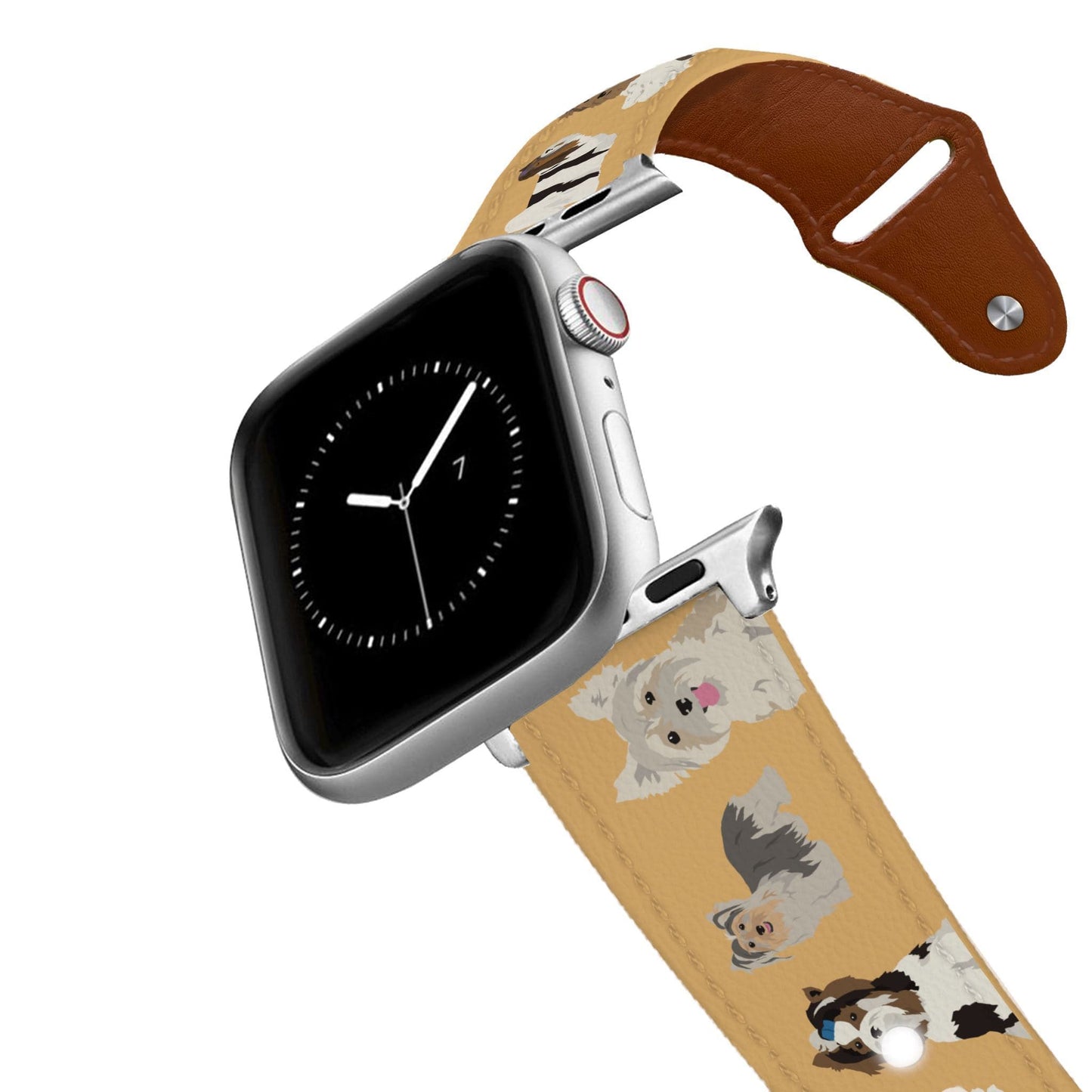 Biewer Terrier Leather Apple Watch Band