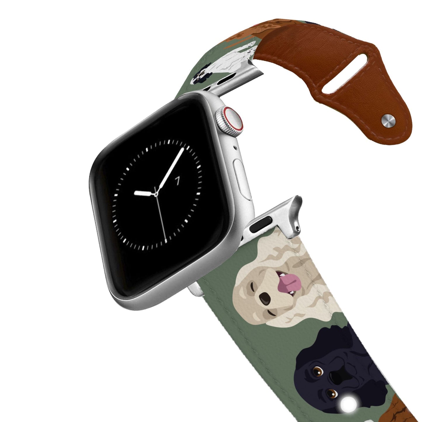 Cocker Spaniel Leather Apple Watch Band