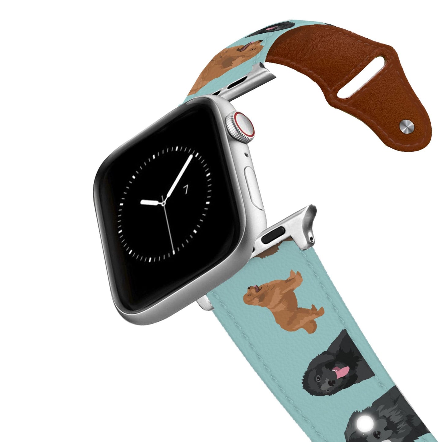 Newfoundland Apple Leather Watch Band