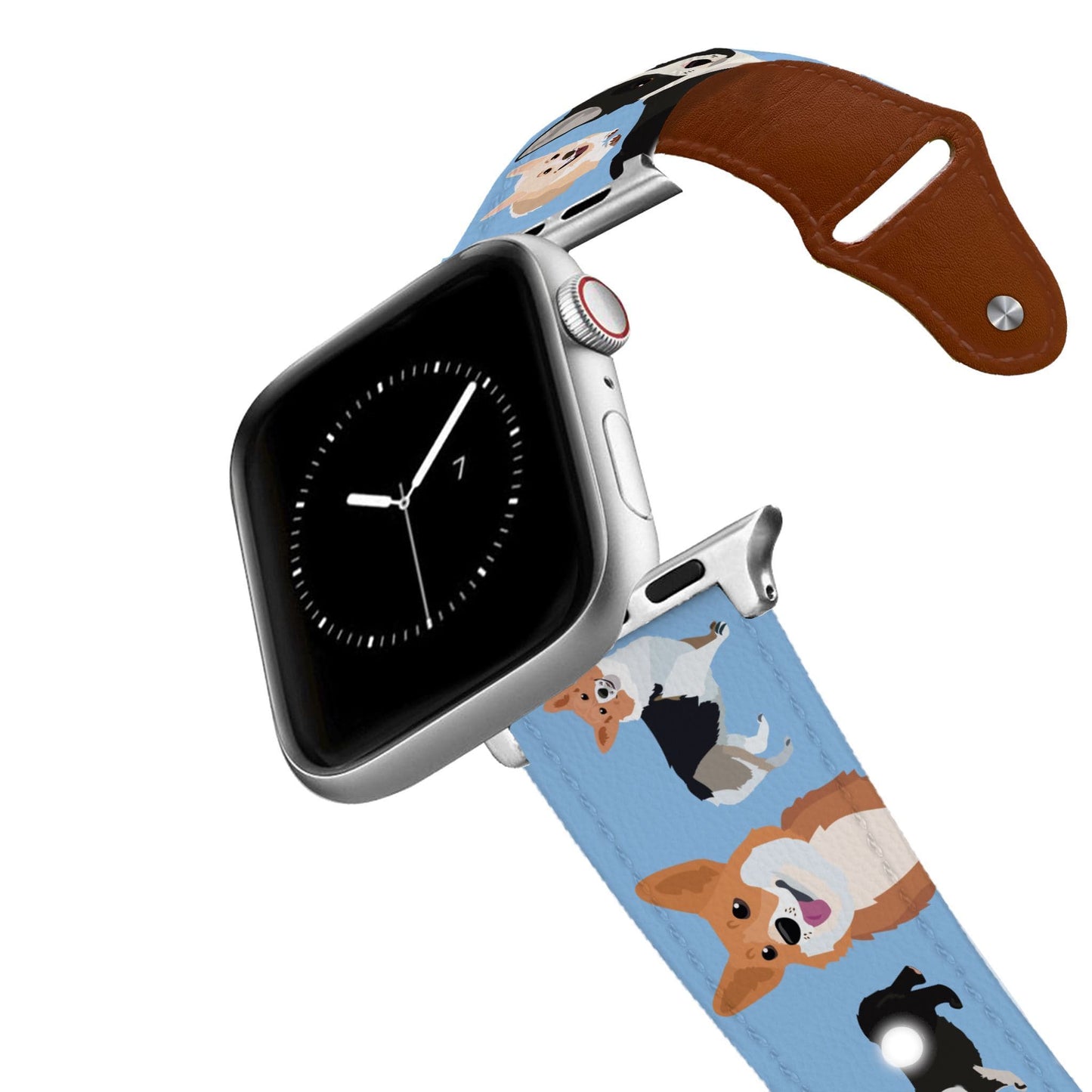 Pembroke Corgi Leather Apple Watch Band