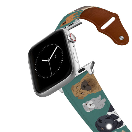 Shar Pei Apple Leather Apple Watch Band