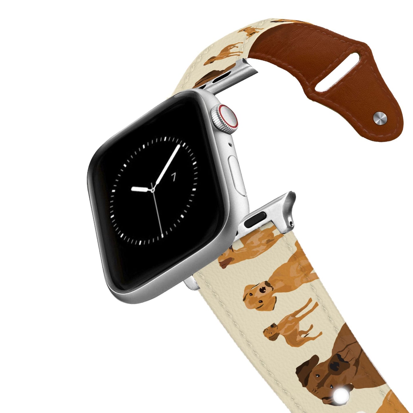 Rhodesian Ridgeback Leather Apple Watch Band