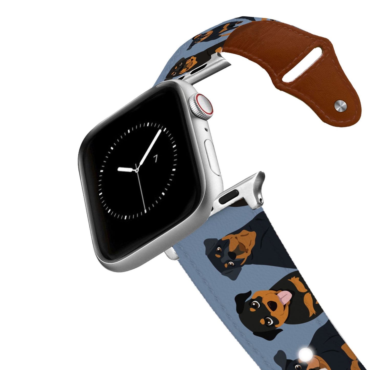 Rottweiler Leather Apple Watch Band