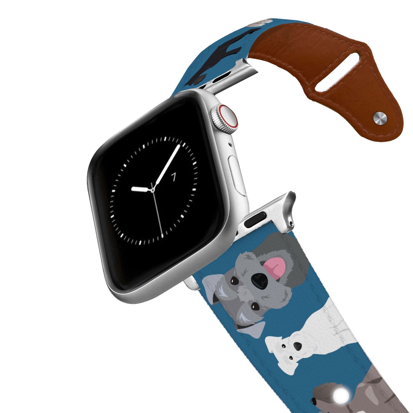 Schnauzer Leather Apple Watch Band