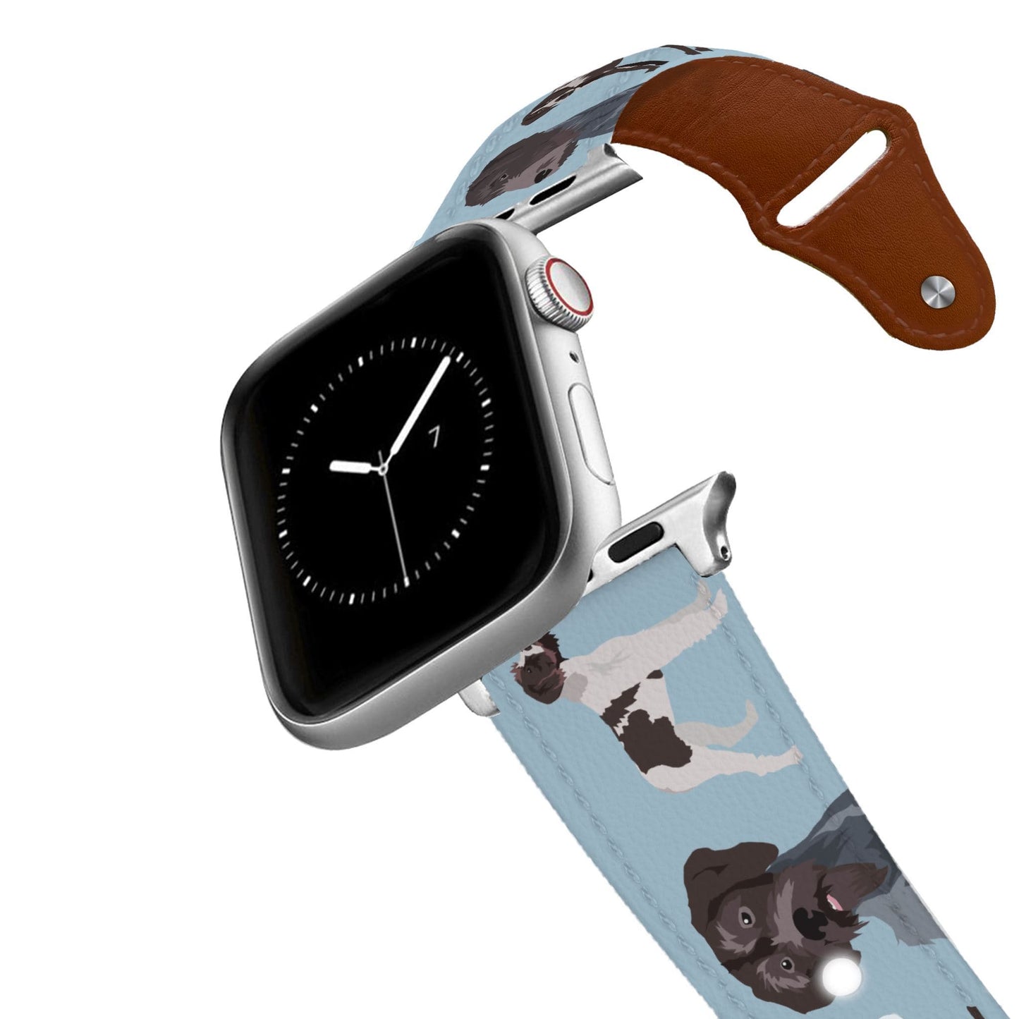 German Wirehaired Pointer Leather Apple Watch Band