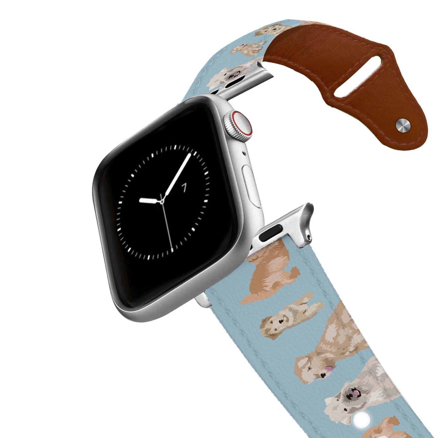 Wheaten Terrier Leather Apple Watch Band