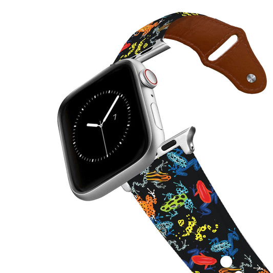 Dart Frogs Leather Apple Watch Band
