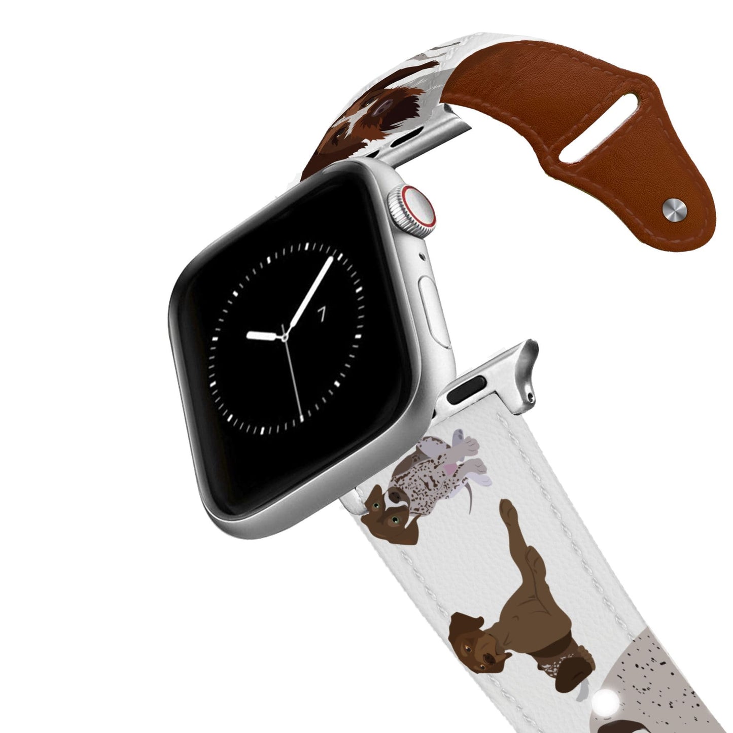German Shorthaired Pointer Leather Apple Watch Band