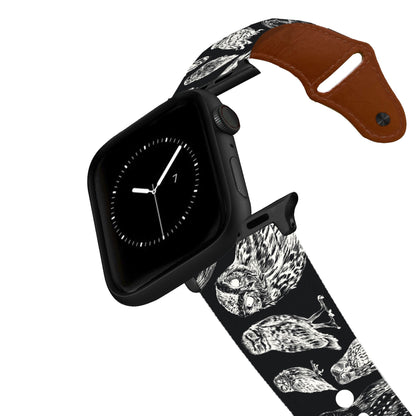 Owls Leather Apple Watch Band