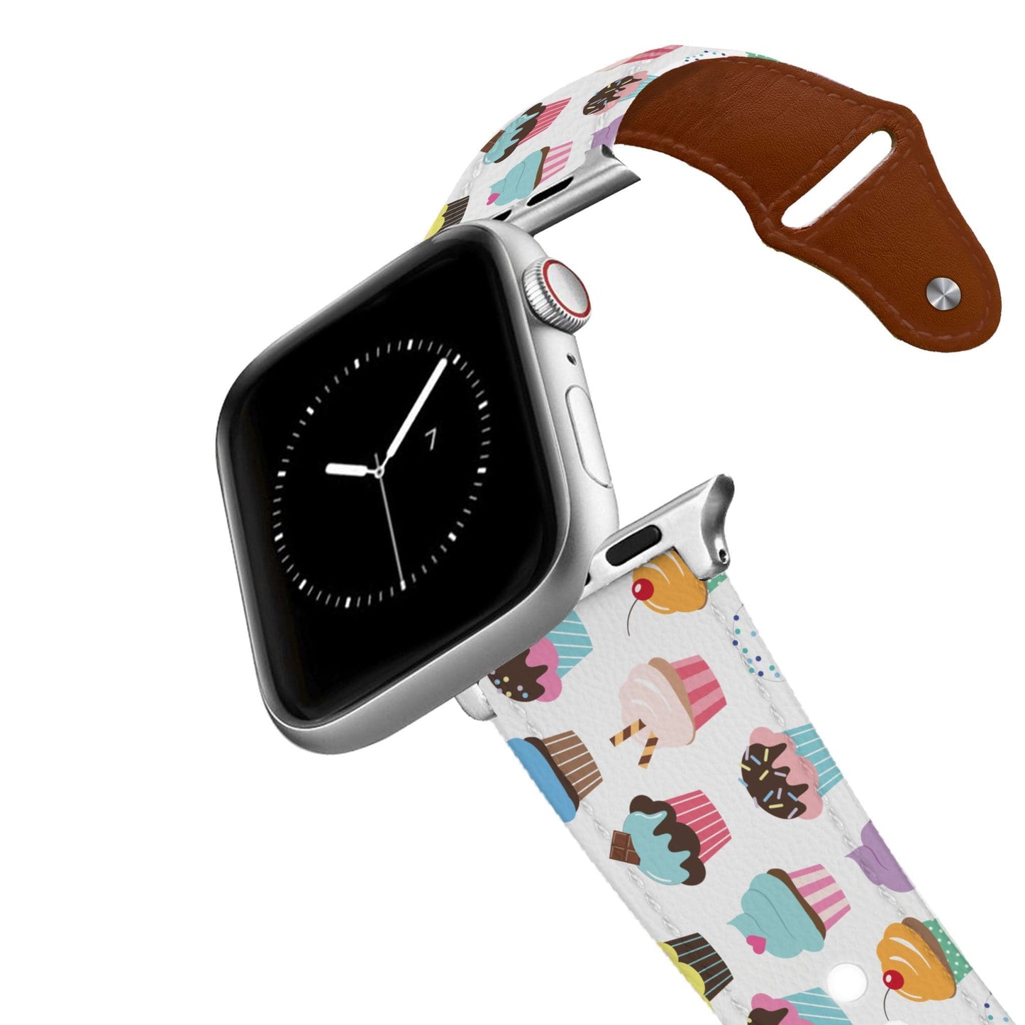 Cupcakes Leather Apple Watch Band