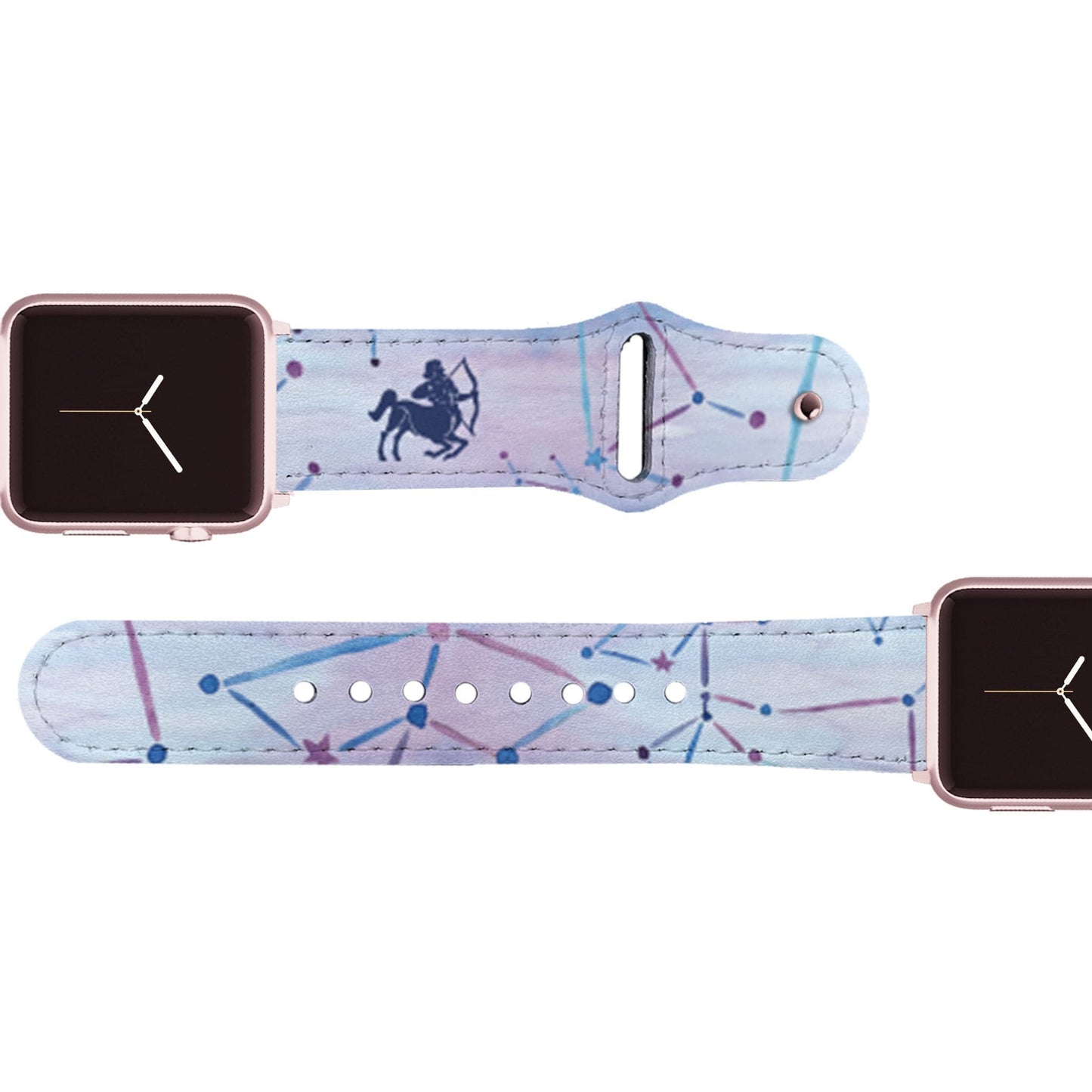 Sagittarius Leather Apple Watch Band
